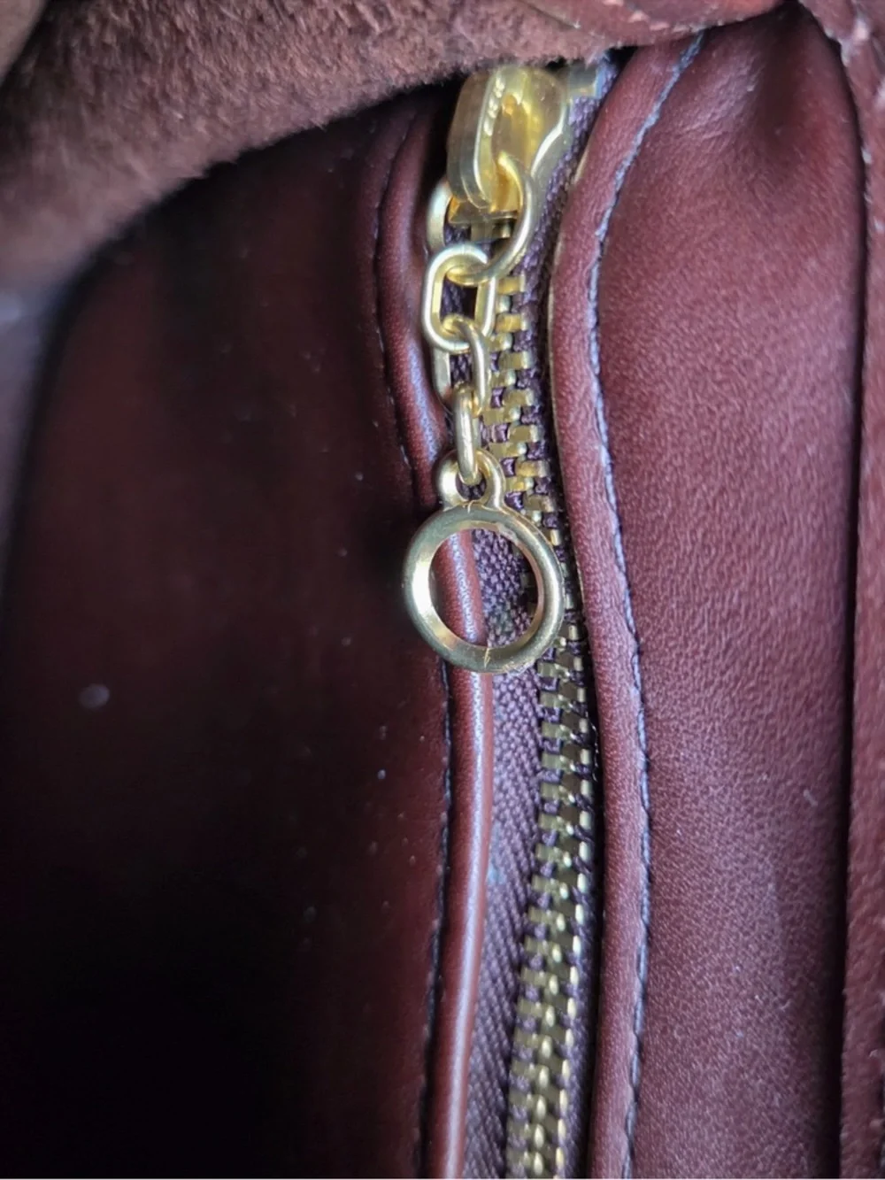 Coach Men’s Dark Brown Leather Messenger Crossbody
